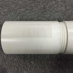 Țevi de filtrare din PVC de 4 inci cu conexiune la capătul firului