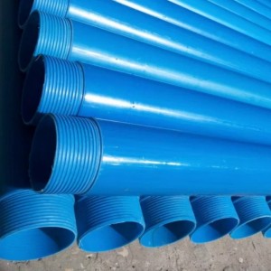 Țeva de carcasă din PVC de înaltă presiune de culoare albastră pentru puțul de apă